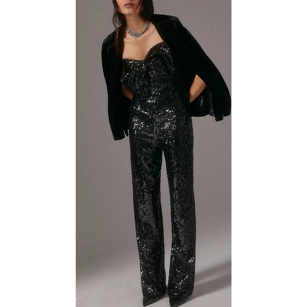 7. Anthropologie Hutch Bow Jumpsuit